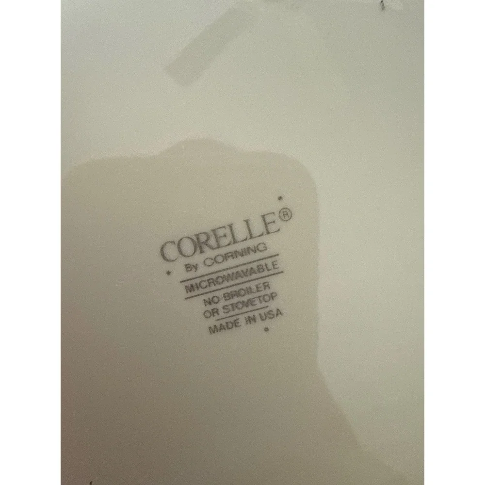 Corelle Corning Rosemarie Cereal‎ Bowl 8.5 Inch Pink Blue Stripes Vitrelle USA